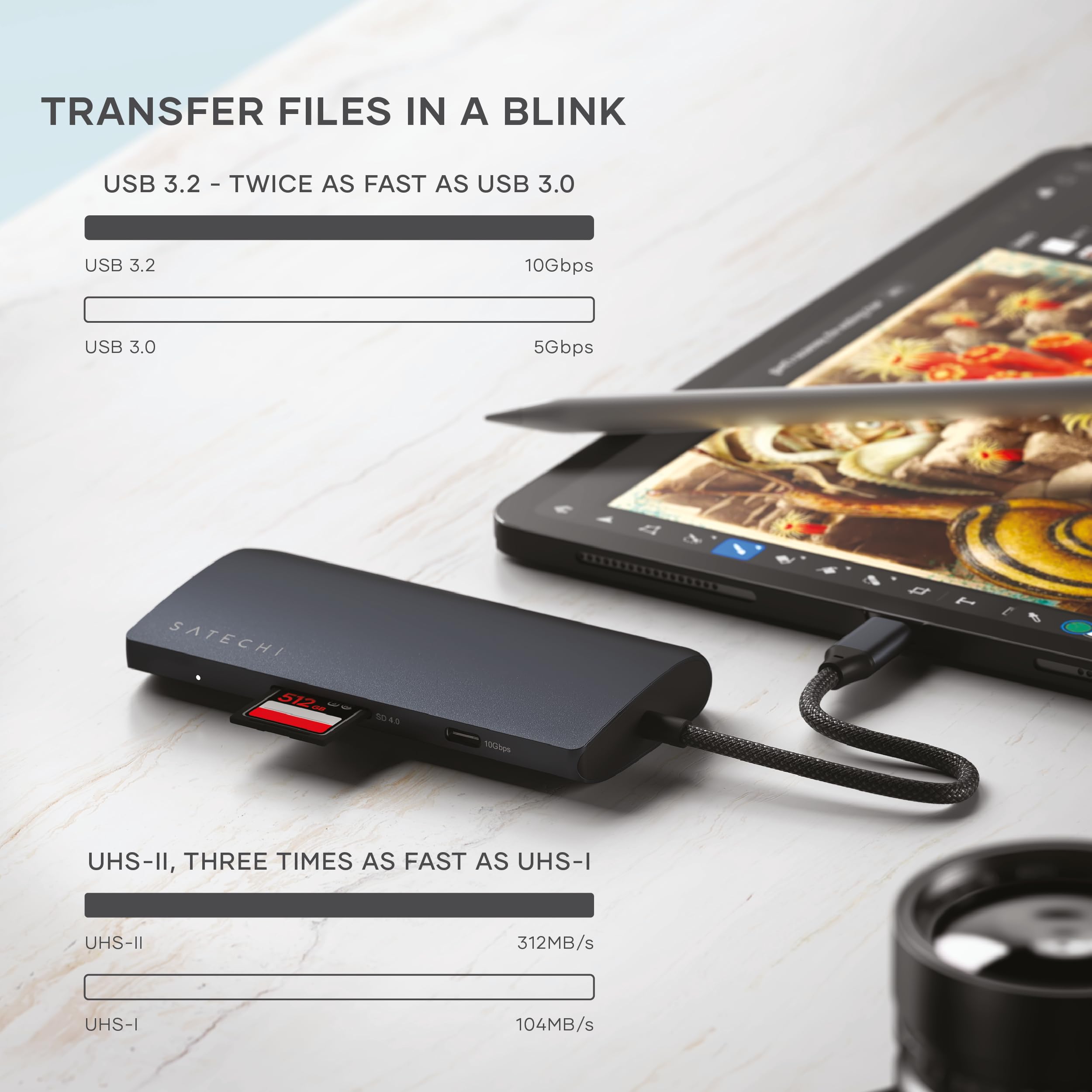 Amazon.com: Satechi 8 in 1 USB C Hub Multiport Adapter V3, 8K HDMI